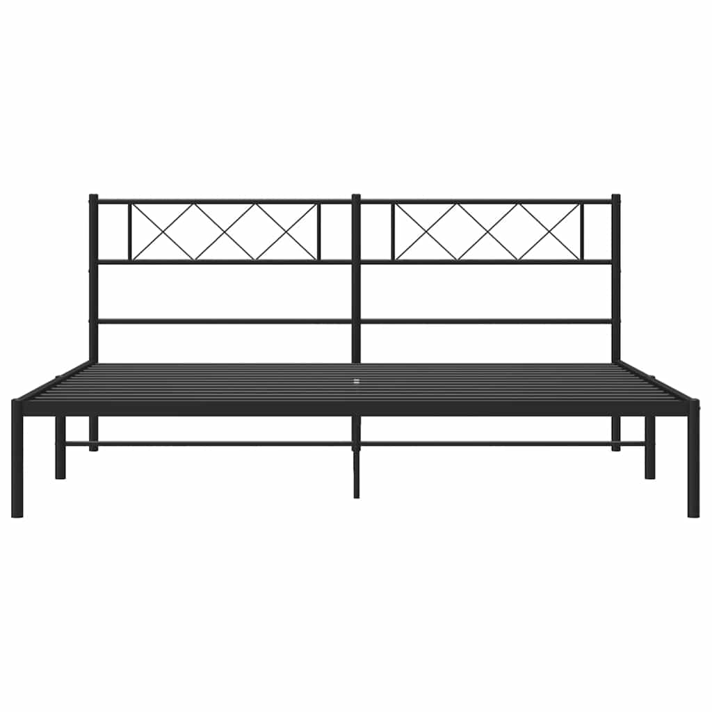 Metal Bed Frame Without Mattress 193X203Cm