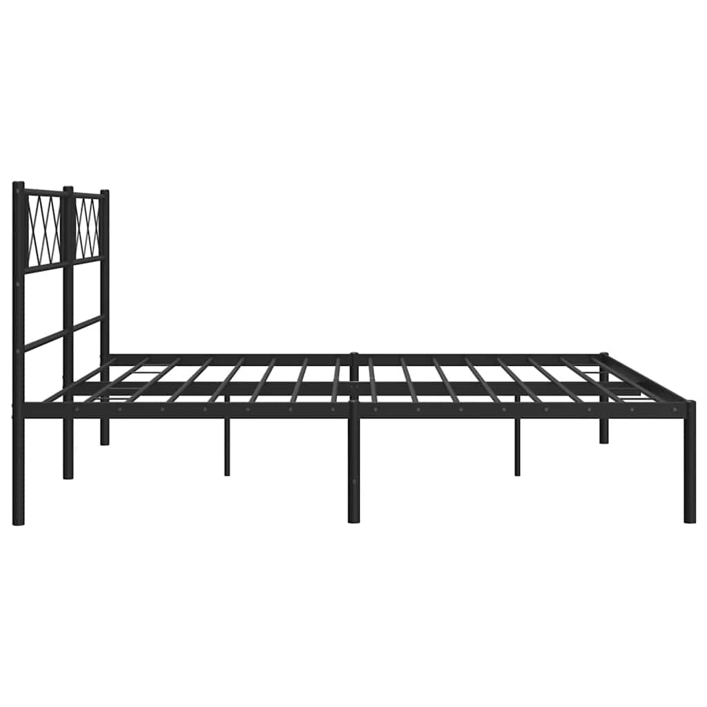 Metal Bed Frame Without Mattress 193X203Cm