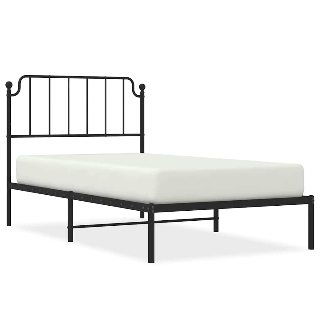 Metal Bed Frame Without Mattress 100X190Cm