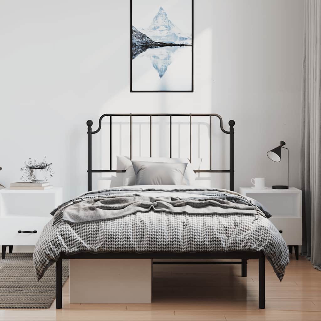 Metal Bed Frame Without Mattress 100X190Cm