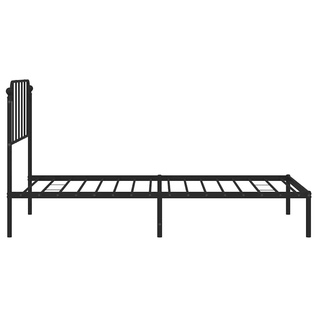 Metal Bed Frame Without Mattress 100X190Cm