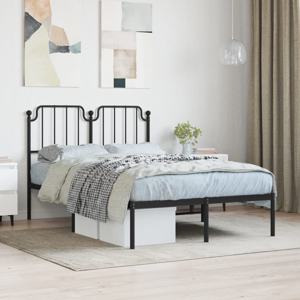 Metal Bed Frame Without Mattress 100X190Cm
