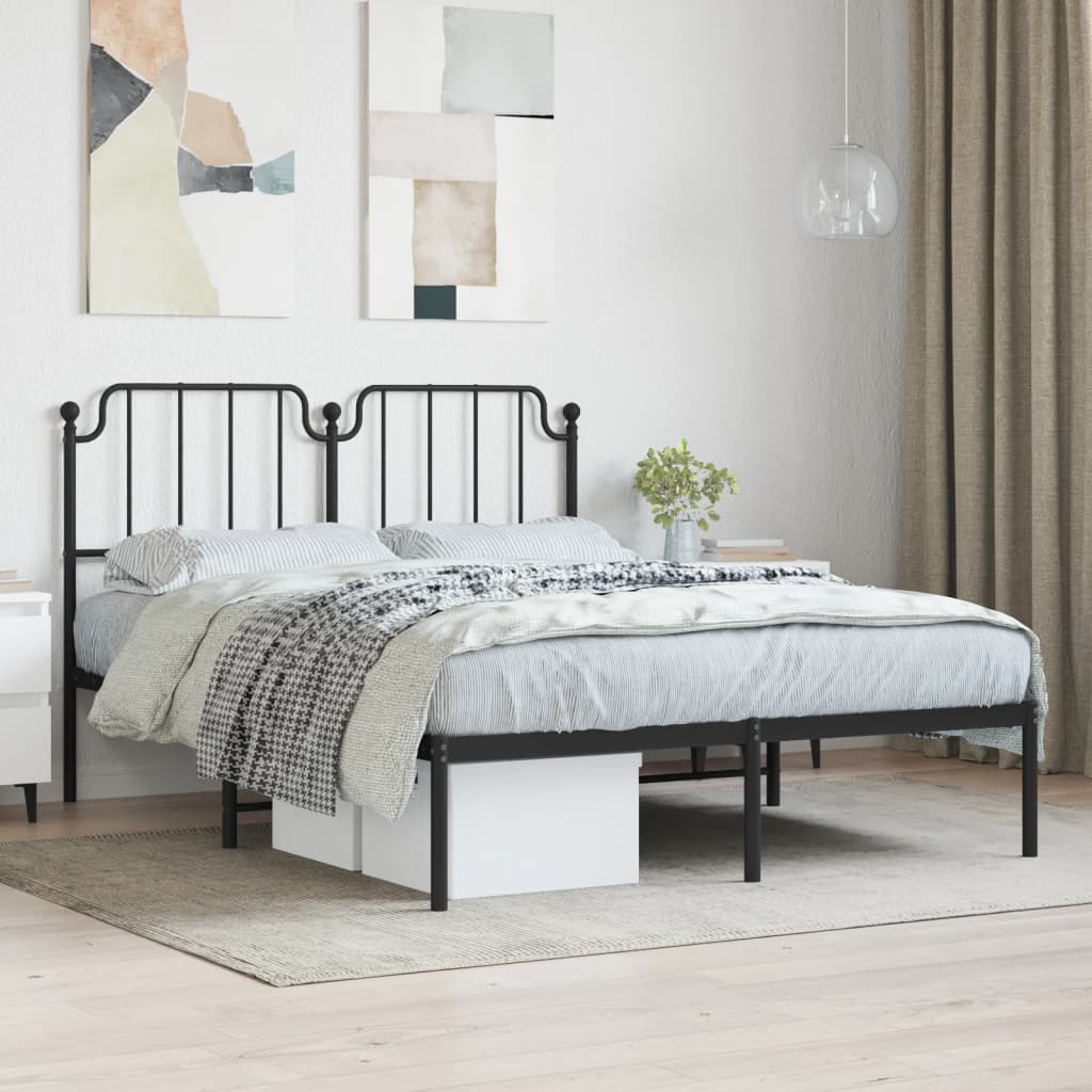Metal Bed Frame Without Mattress 100X190Cm