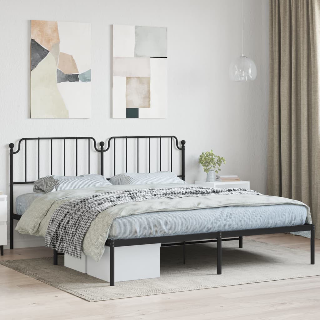 Metal Bed Frame Without Mattress 100X190Cm