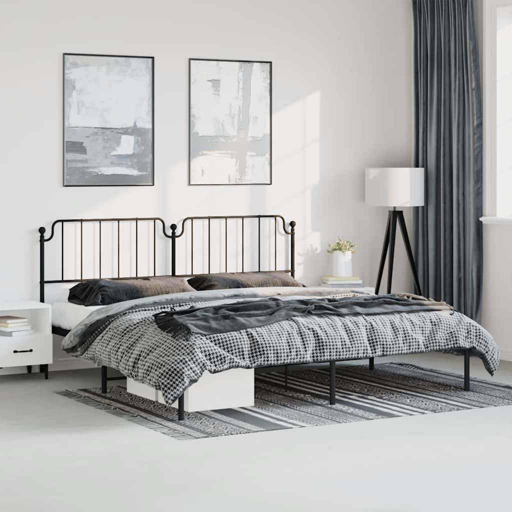 Metal Bed Frame Without Mattress 100X190Cm