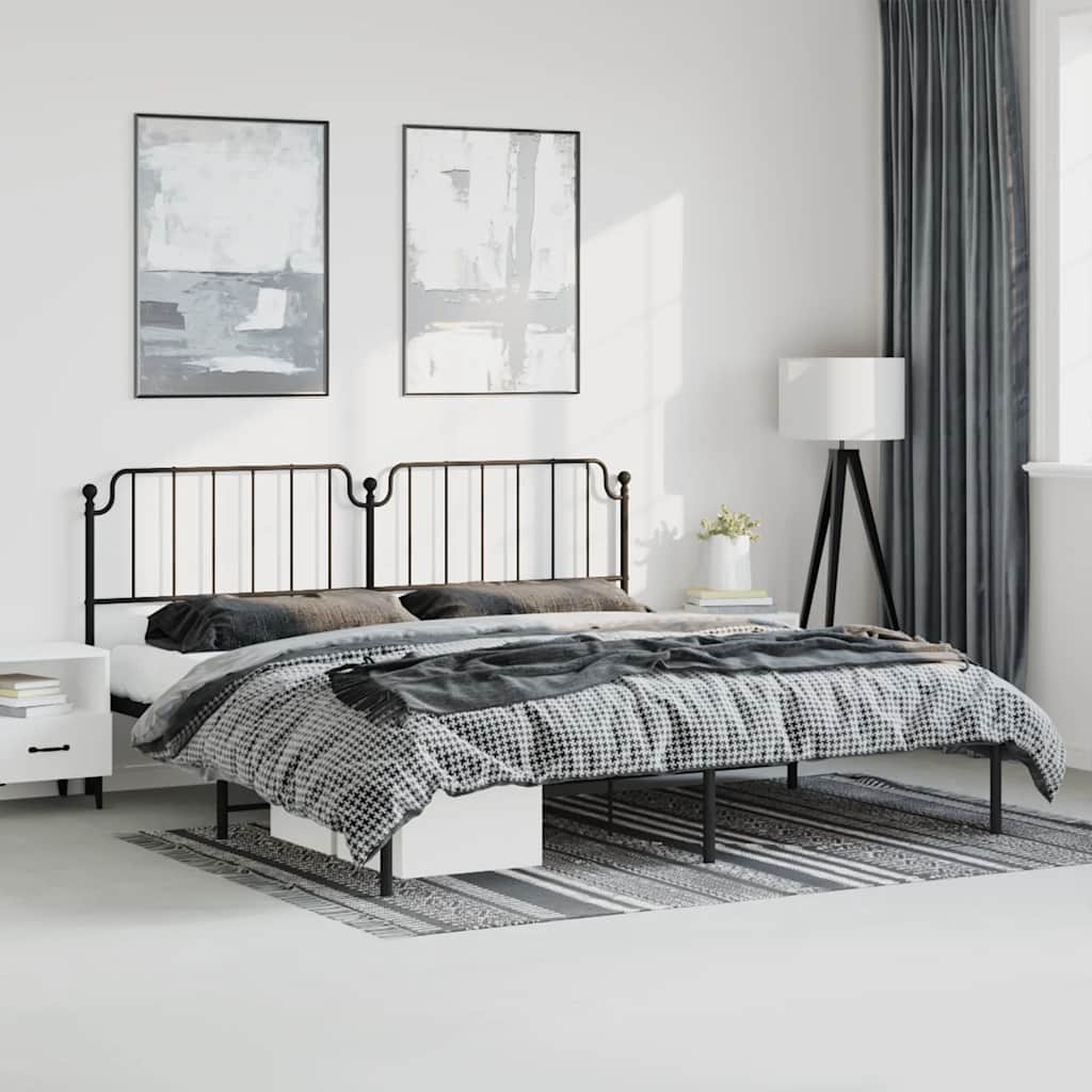 Metal Bed Frame Without Mattress 100X190Cm