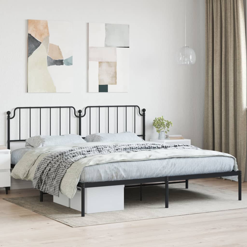 Metal Bed Frame Without Mattress 100X190Cm