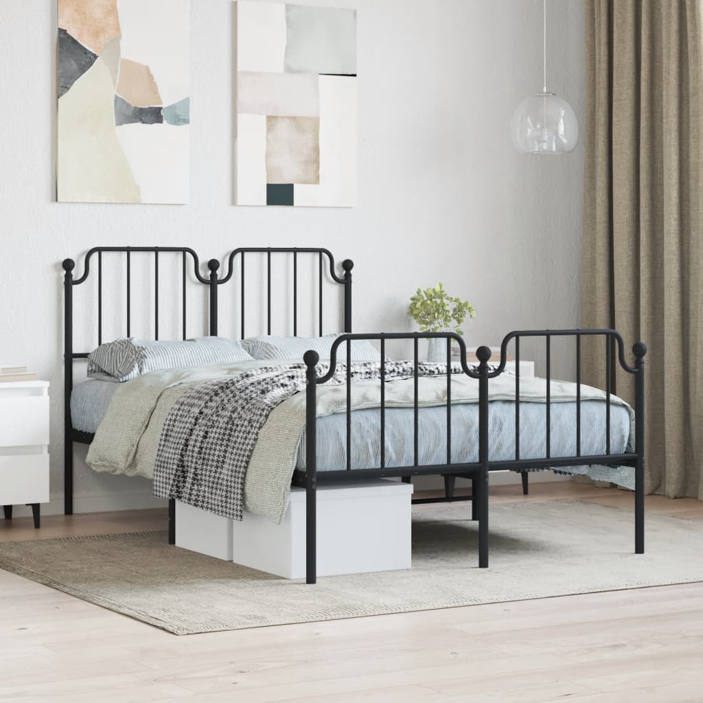 Metal Bed Frame Without Mattress 100X190Cm