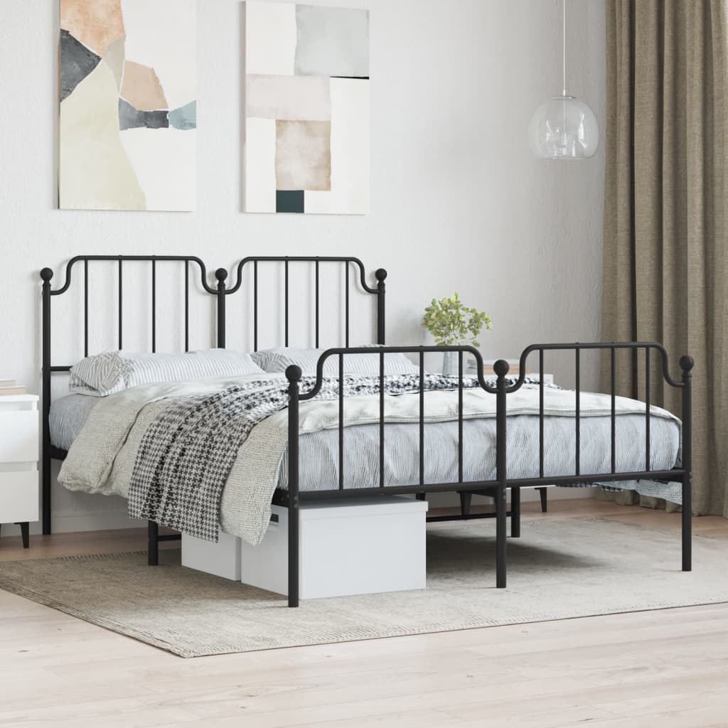 Metal Bed Frame Without Mattress 100X190Cm