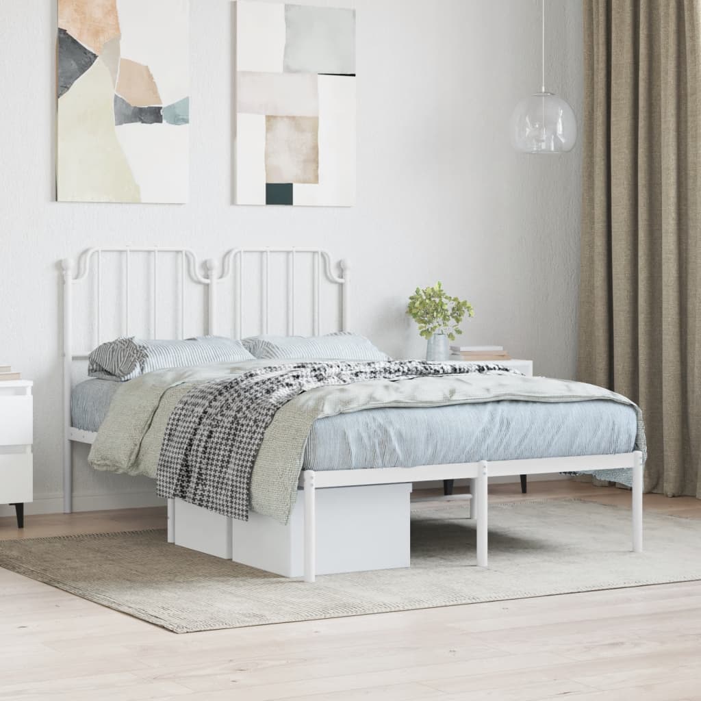 Metal Bed Frame Without Mattress 100X190Cm