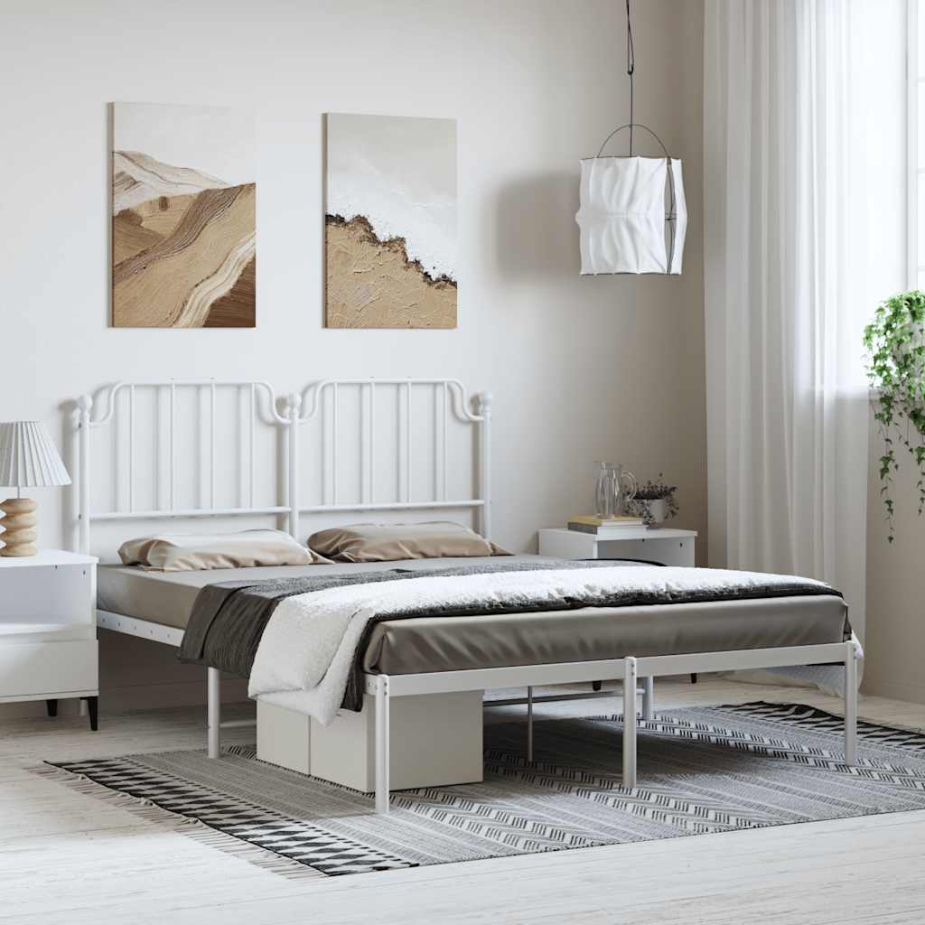 Metal Bed Frame Without Mattress 100X190Cm