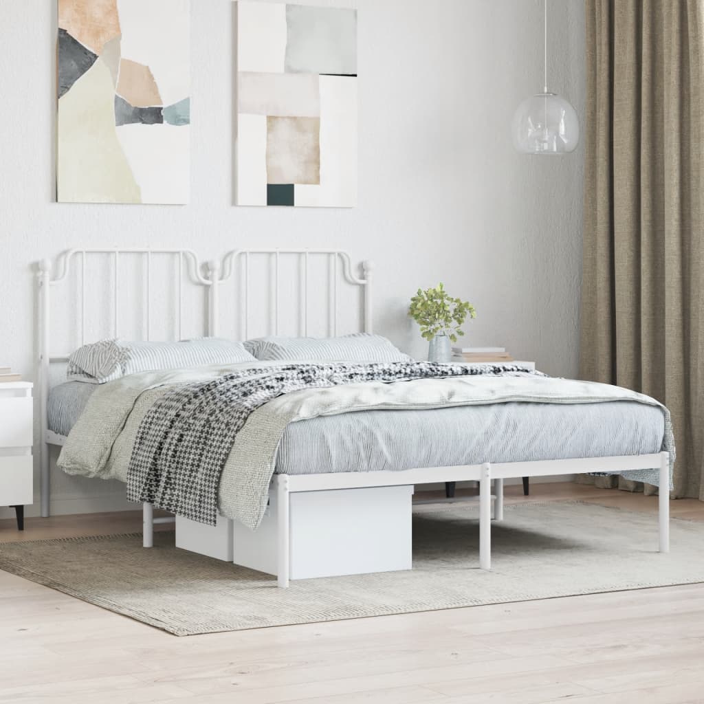 Metal Bed Frame Without Mattress 100X190Cm