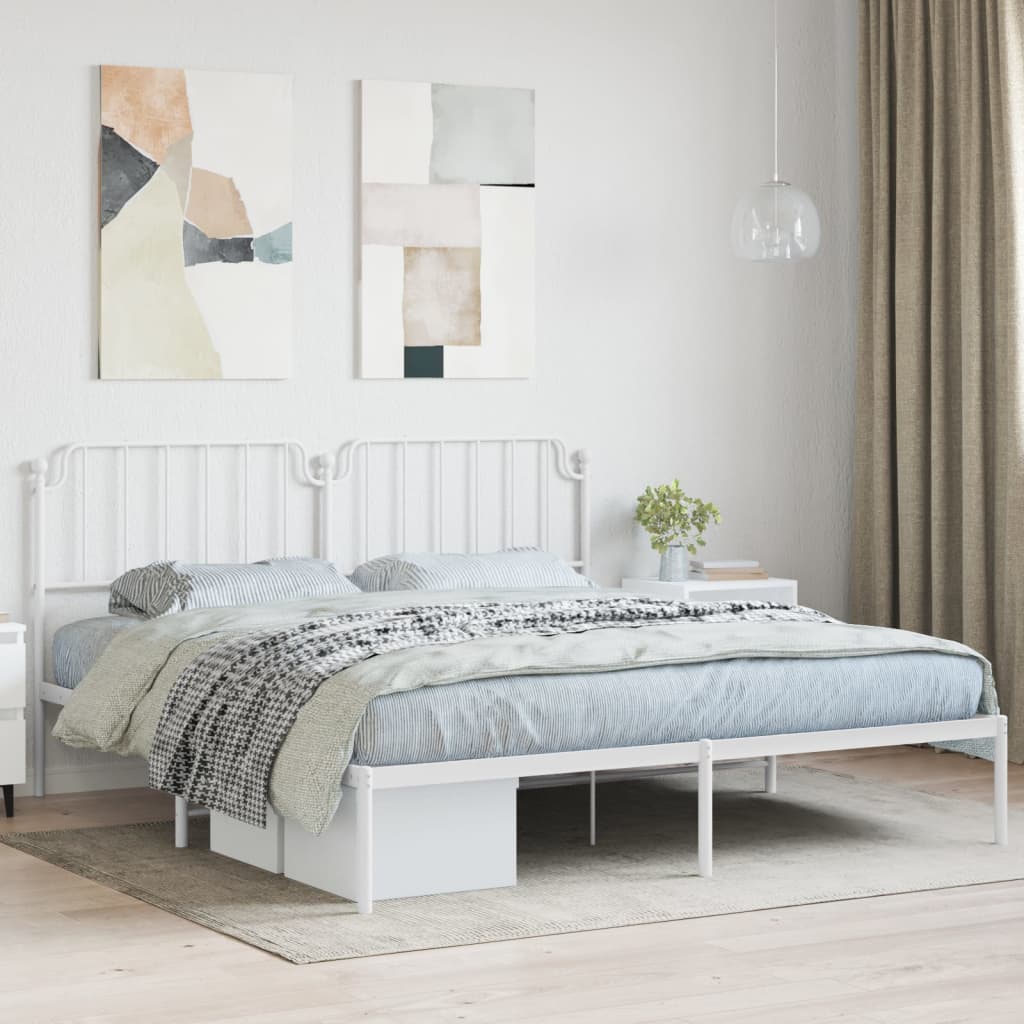 Metal Bed Frame Without Mattress 100X190Cm