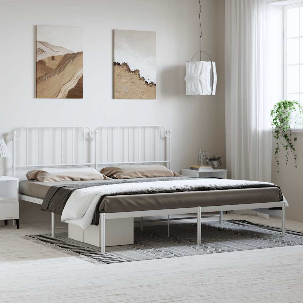 Metal Bed Frame Without Mattress 100X190Cm