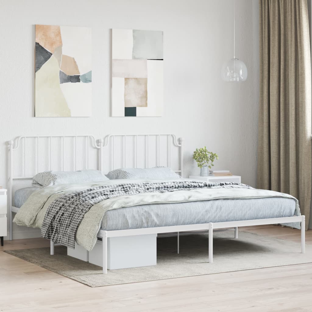 Metal Bed Frame Without Mattress 100X190Cm