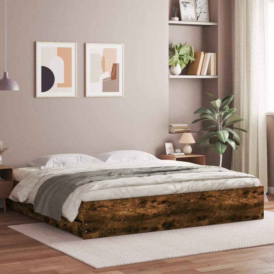 Bed Frame With Drawers Without Mattress Super King