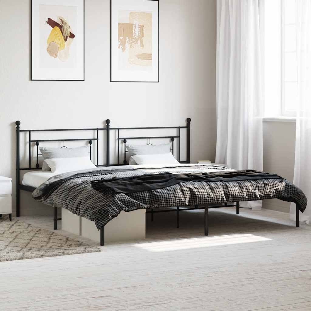 Metal Bed Frame Without Mattress 75X190Cm