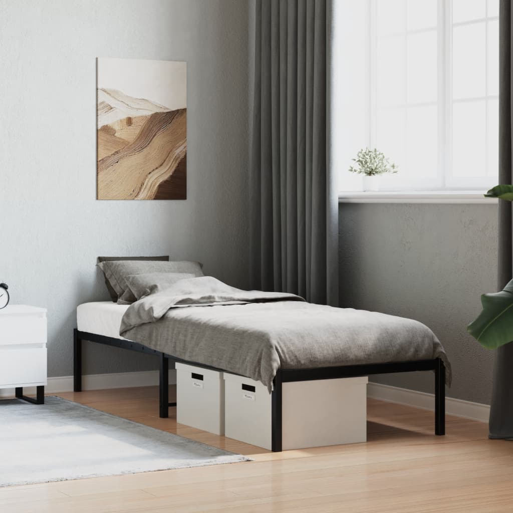 Metal Bed Frame Without Mattress 193X203Cm