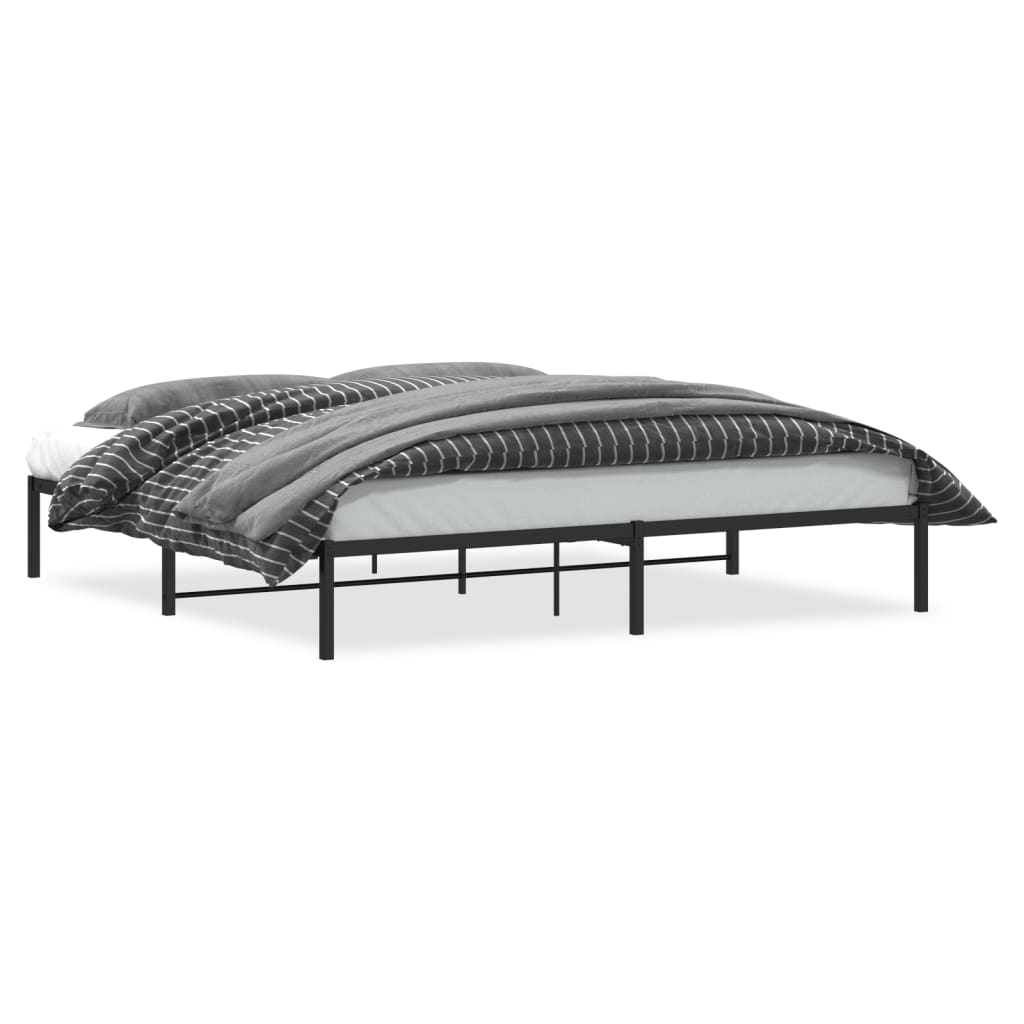 Metal Bed Frame Without Mattress 193X203Cm