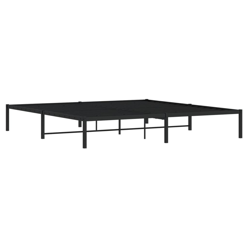 Metal Bed Frame Without Mattress 193X203Cm