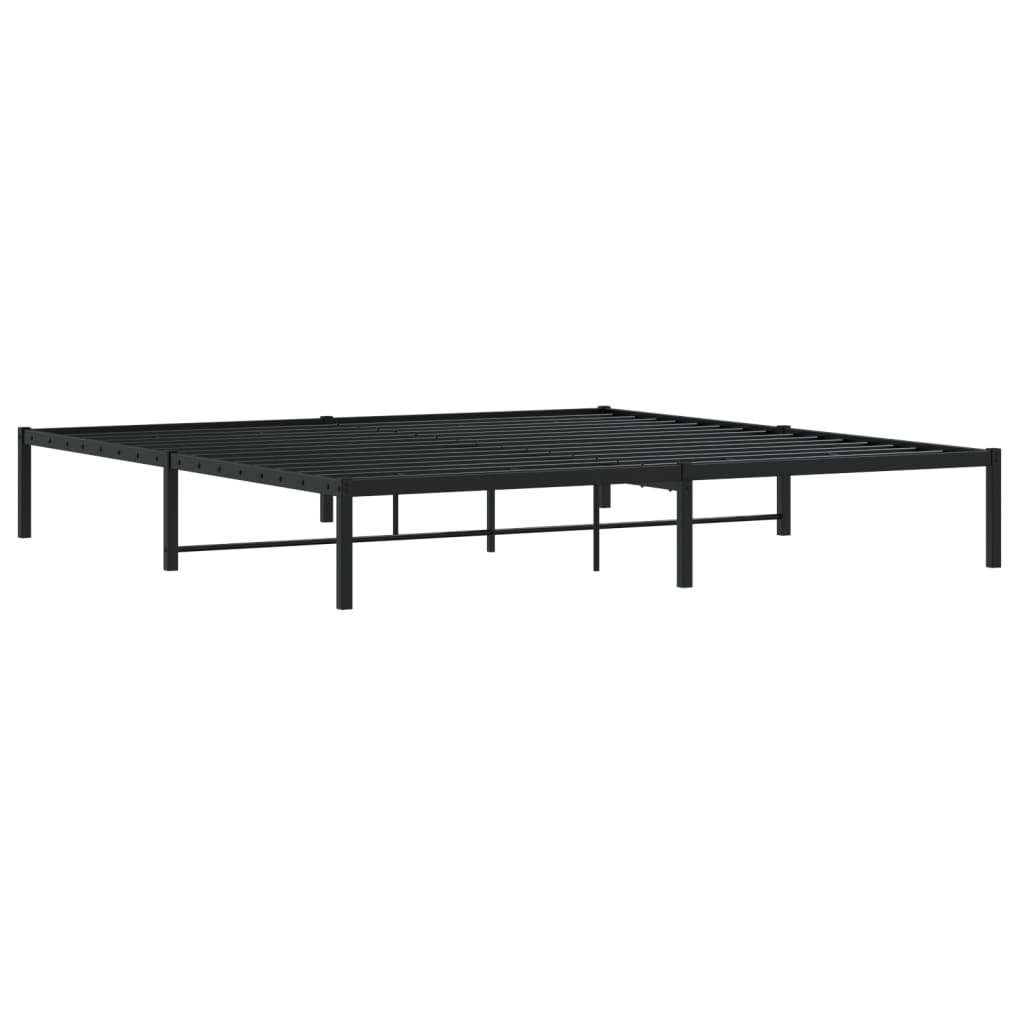 Metal Bed Frame Without Mattress 193X203Cm