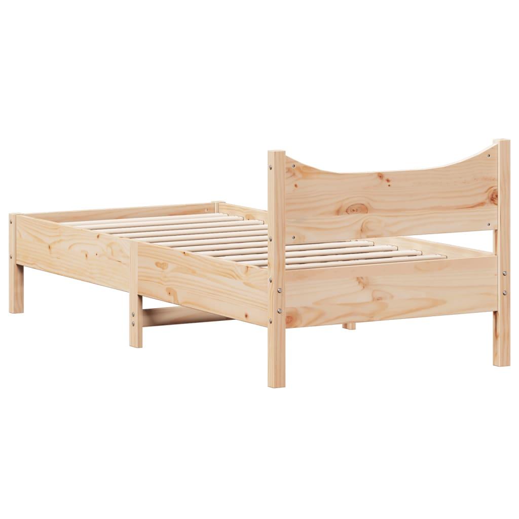 Bed Frame 100x200 cm Solid Wood Pine - Massive Discounts