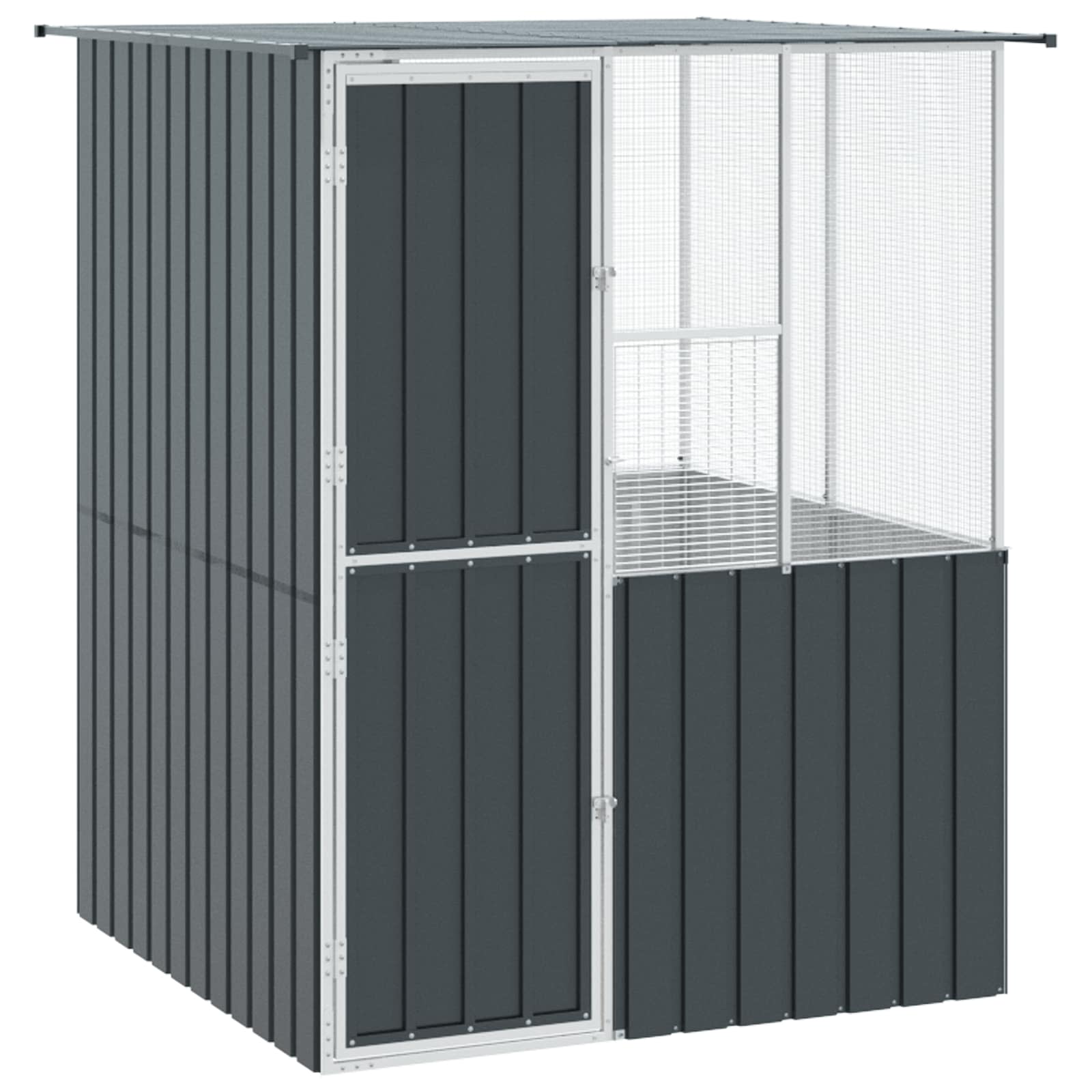 Bird Cage Anthracite 165 X 165 X 200 Cm Galvanised Steel