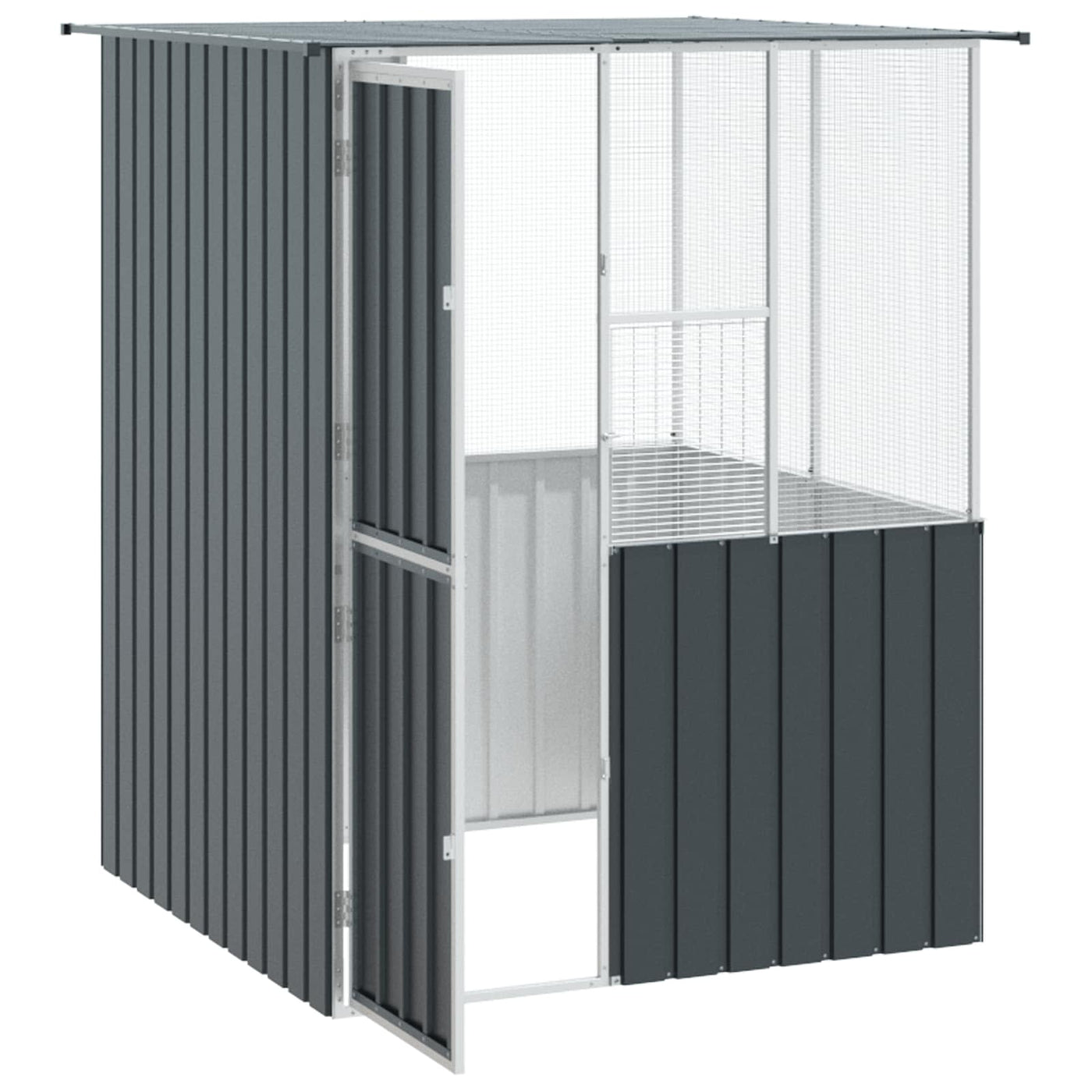 Bird Cage Anthracite 165 X 165 X 200 Cm Galvanised Steel