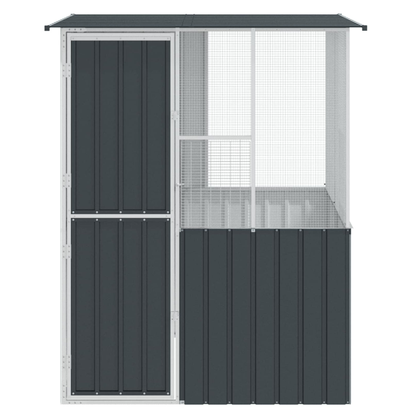 Bird Cage Anthracite 165 X 165 X 200 Cm Galvanised Steel