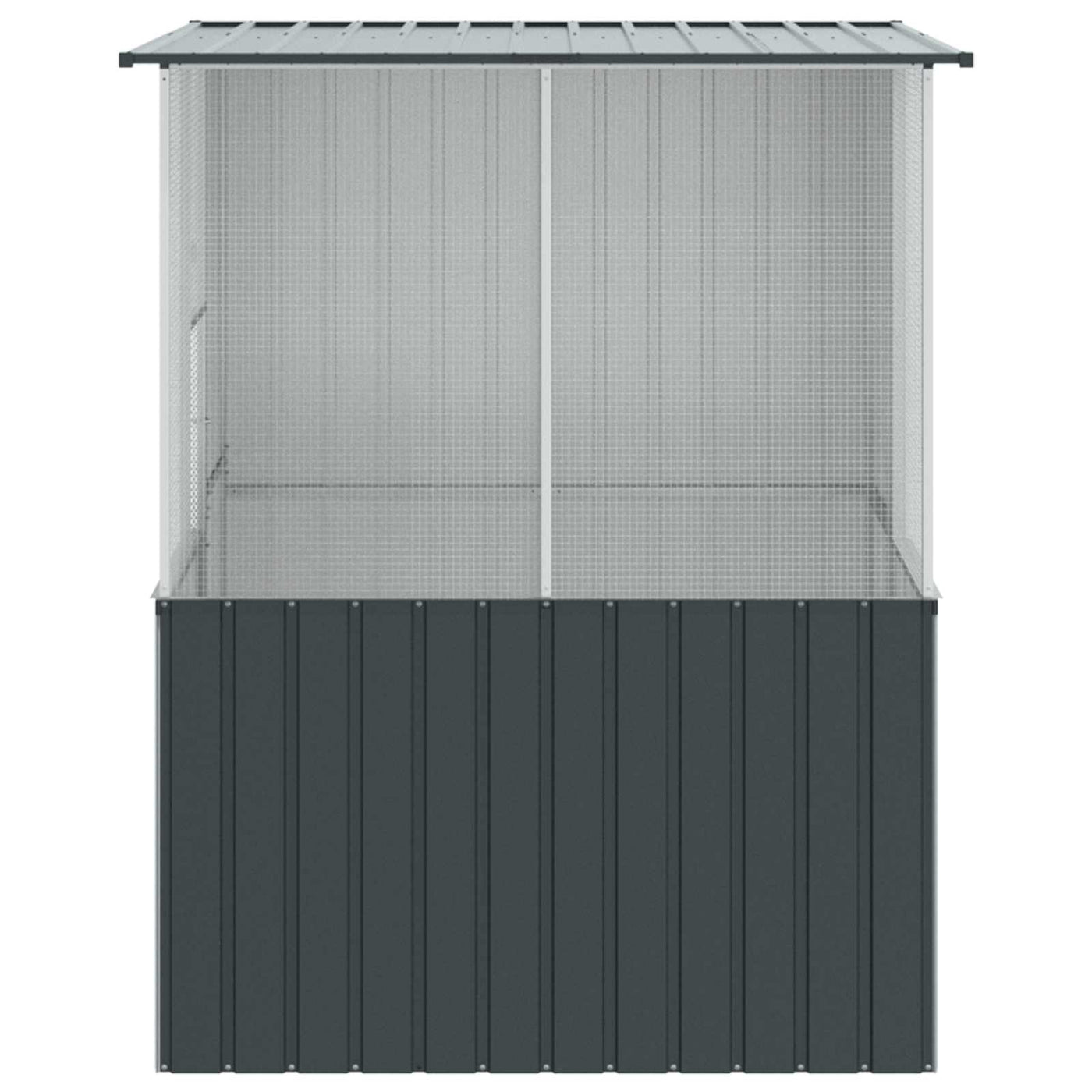 Bird Cage Anthracite 165 X 165 X 200 Cm Galvanised Steel