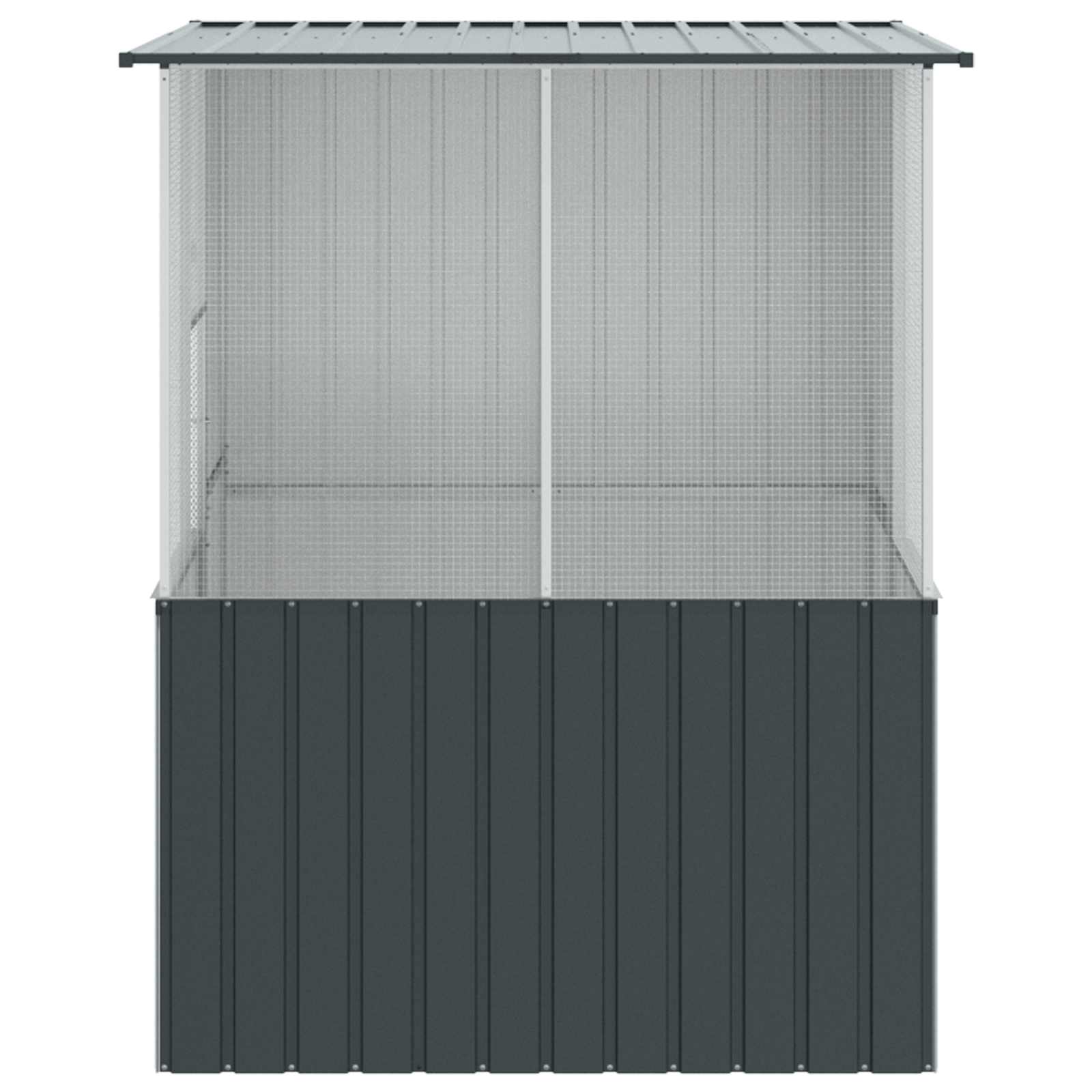 Bird Cage Anthracite 165 X 165 X 200 Cm Galvanised Steel