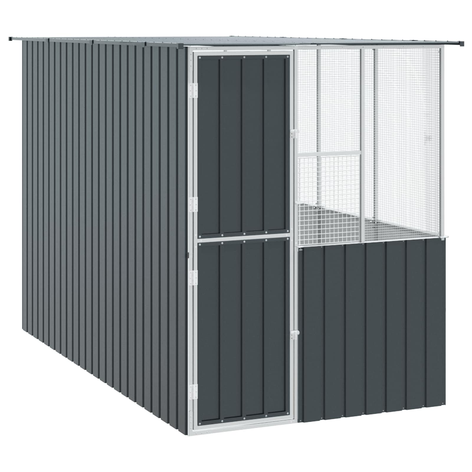 Bird Cage Anthracite 165 X 165 X 200 Cm Galvanised Steel