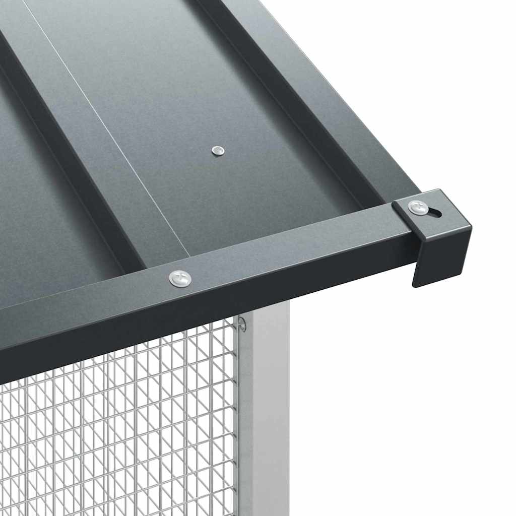 Bird Cage Anthracite 215 X 209 X 230 Cm Galvanised Steel