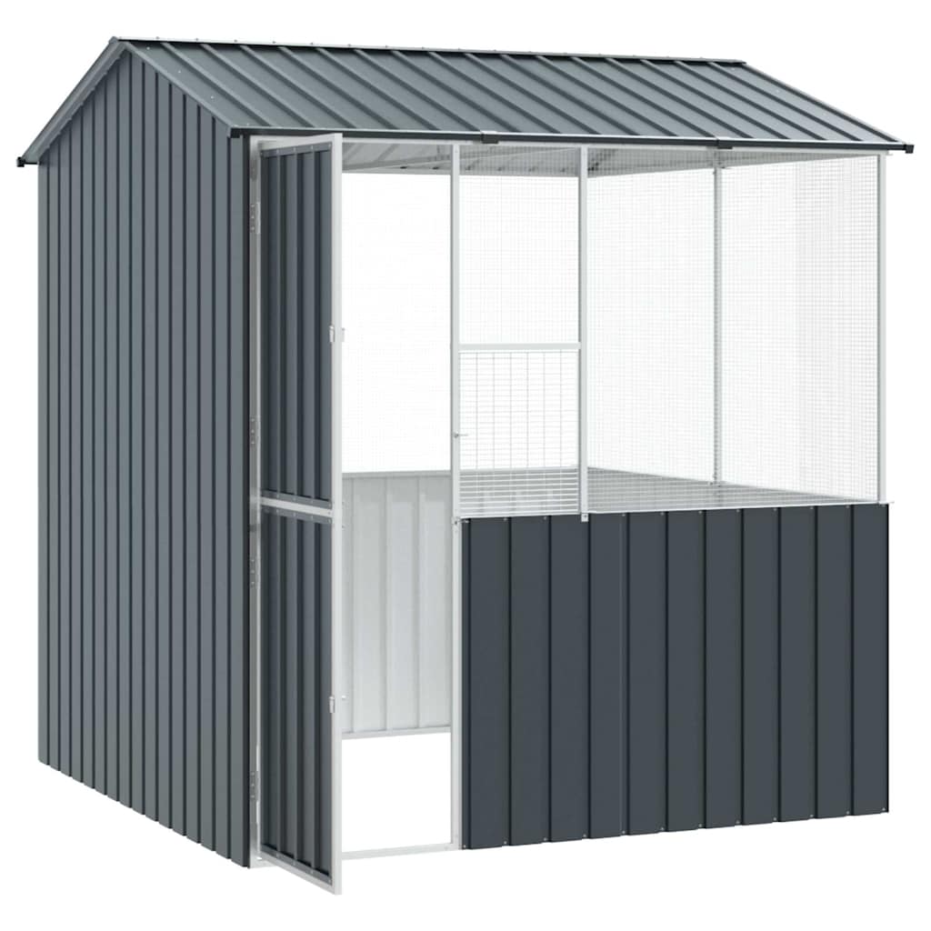 Bird Cage Anthracite 215 X 209 X 230 Cm Galvanised Steel