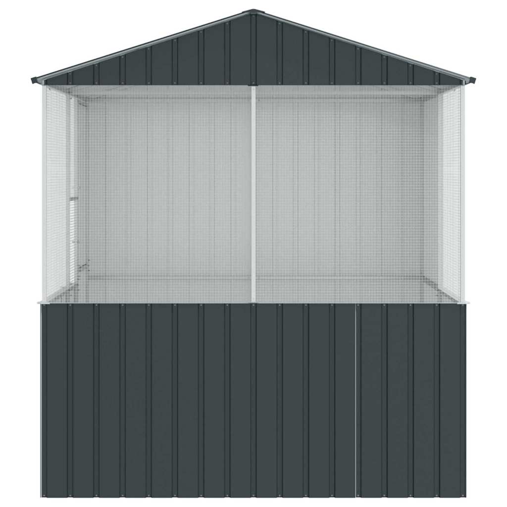 Bird Cage Anthracite 215 X 209 X 230 Cm Galvanised Steel