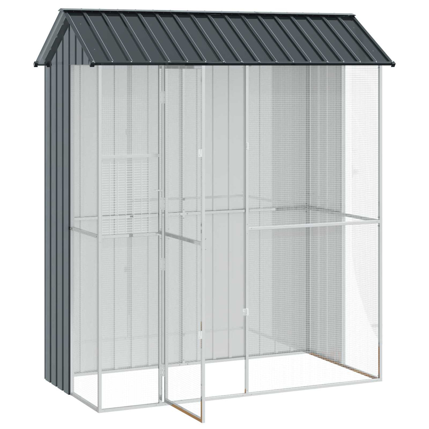 Bird Cage 215 X 110 X 247 Cm Galvanised Steel