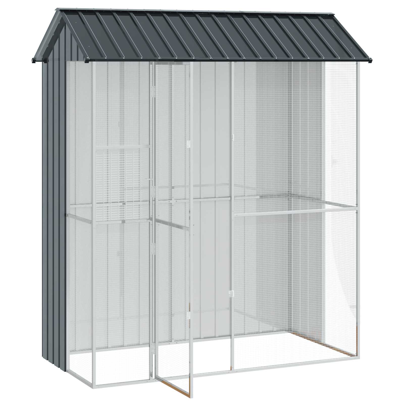 Bird Cage 215 X 110 X 247 Cm Galvanised Steel