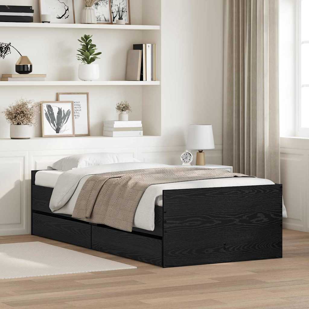 Bed Frame With Drawers Without Mattress