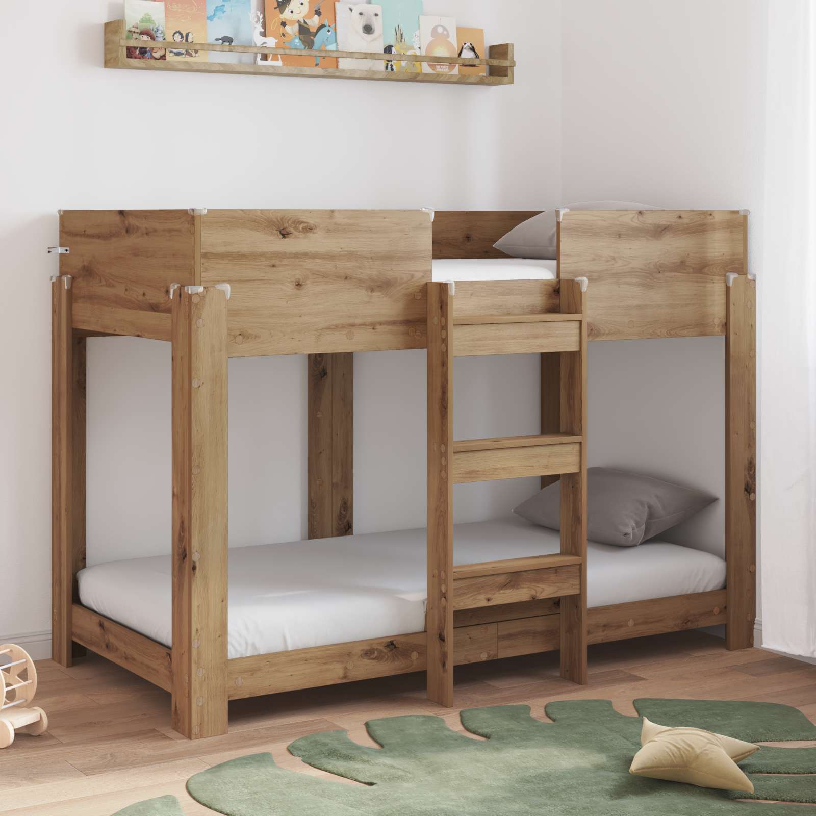 Bunk Bed For Kids Engineered Wood