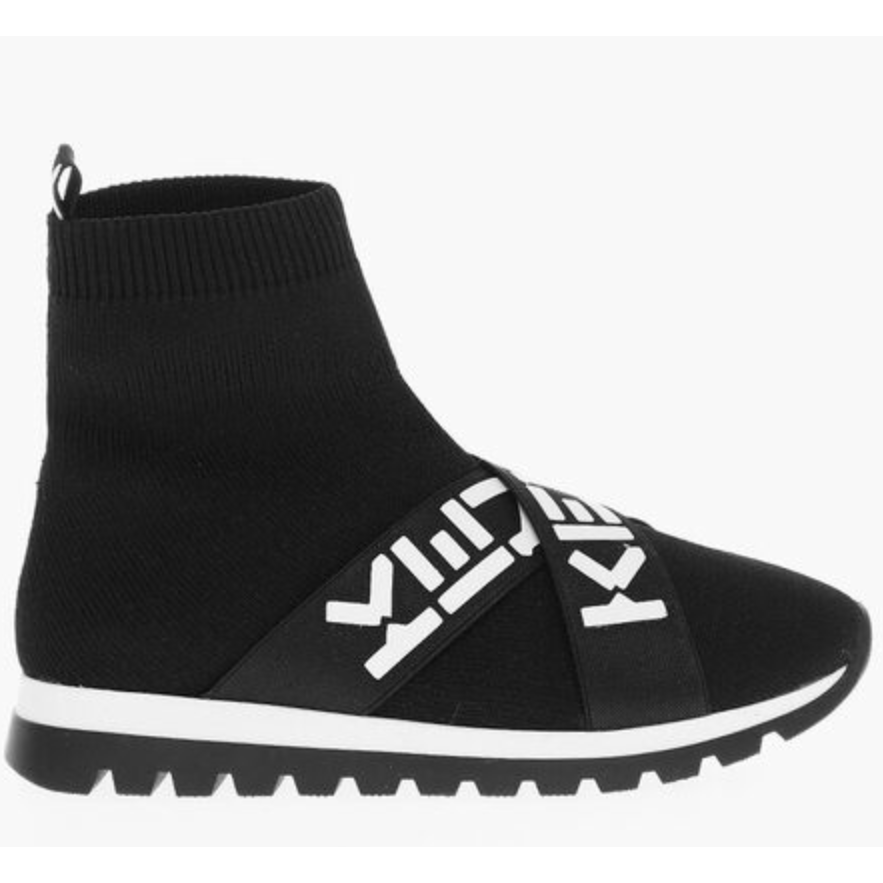KENZO Sock Sneakers, Logoed Elastic Tape, Sport Trainer UK 2.5 / EU 35-Massive Discounts