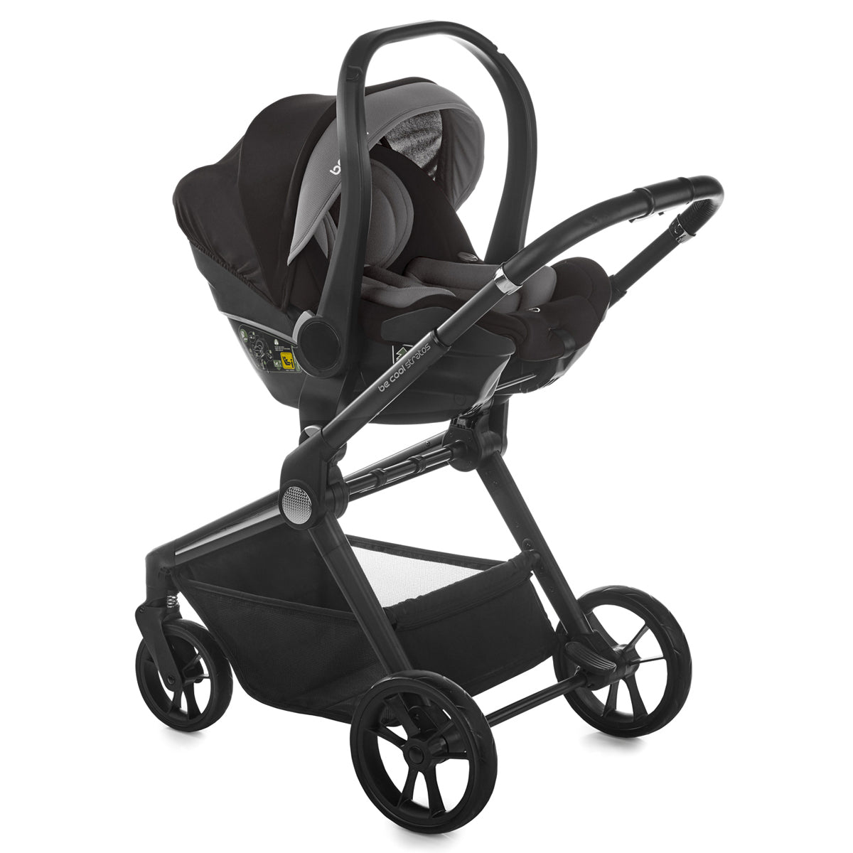 3 in 1 Travel System Pram Pushchair Carrycot Car Seat Leather Noordi Fjordi V2