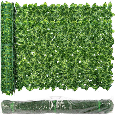 Artificial Ivy Hedge Panel 1x3m Privacy Fence Screen Green Leaf Garden Balcony