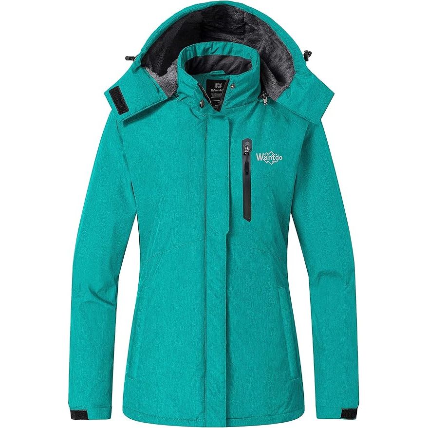 Wantdo Women's Hooded Waterproof Winter Ski and Snowboarding Jacket- Massive Discounts