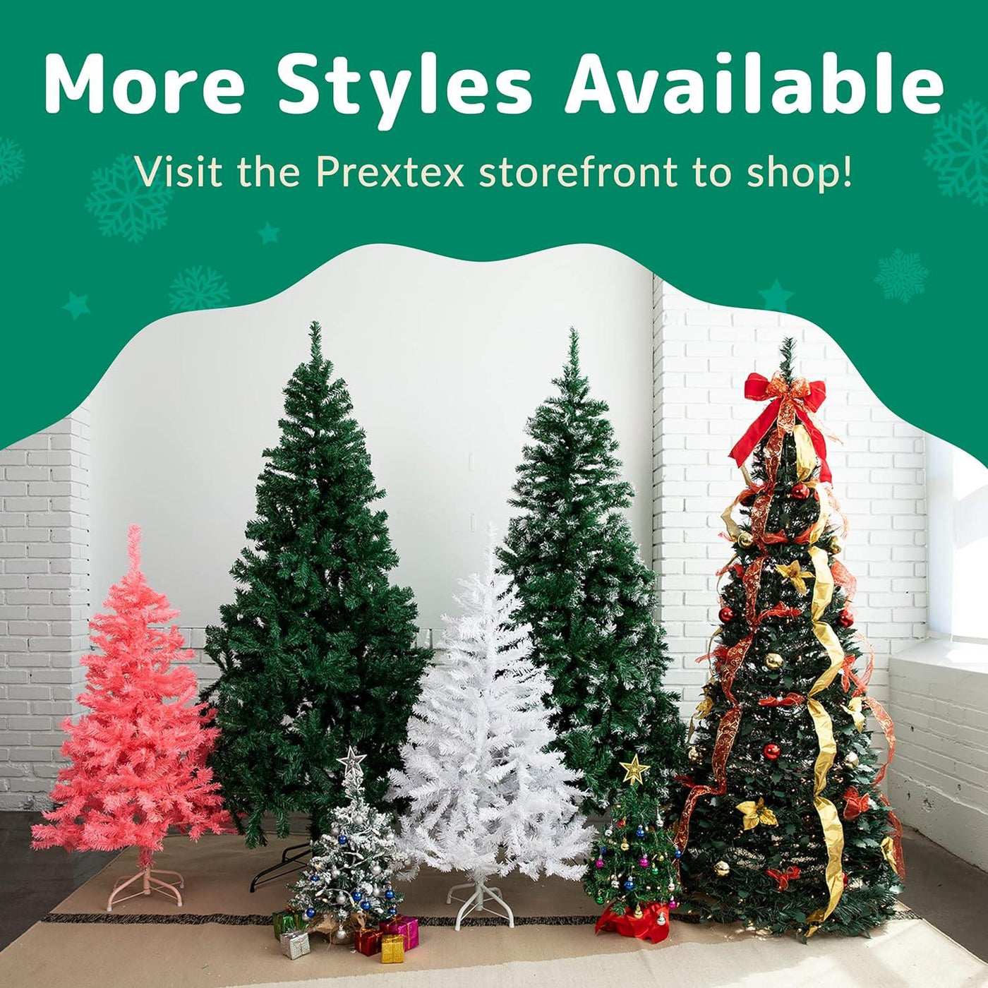 Prextex Christmas Tree - 1.8M / 6Ft Artificial Canadian Fir Full Pop-up - Massive Discounts