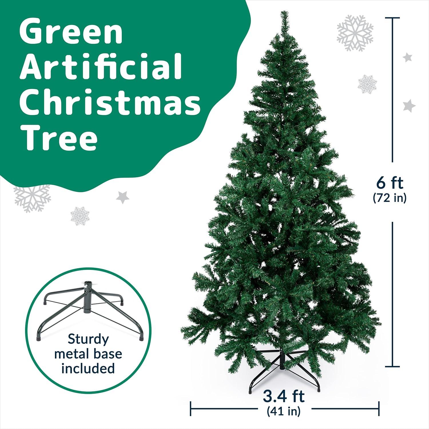 Prextex Christmas Tree - 1.8M / 6Ft Artificial Canadian Fir Full Pop-up - Massive Discounts