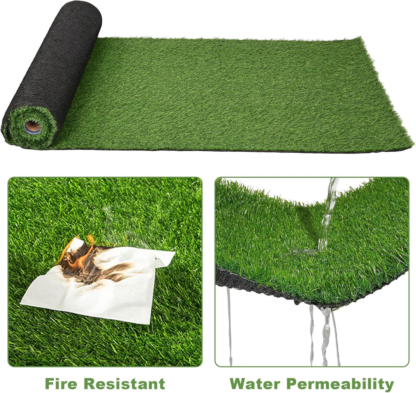 Artificial Grass Rug 1x10M 30mm Astro Turf Lawn Mat Nisorpa