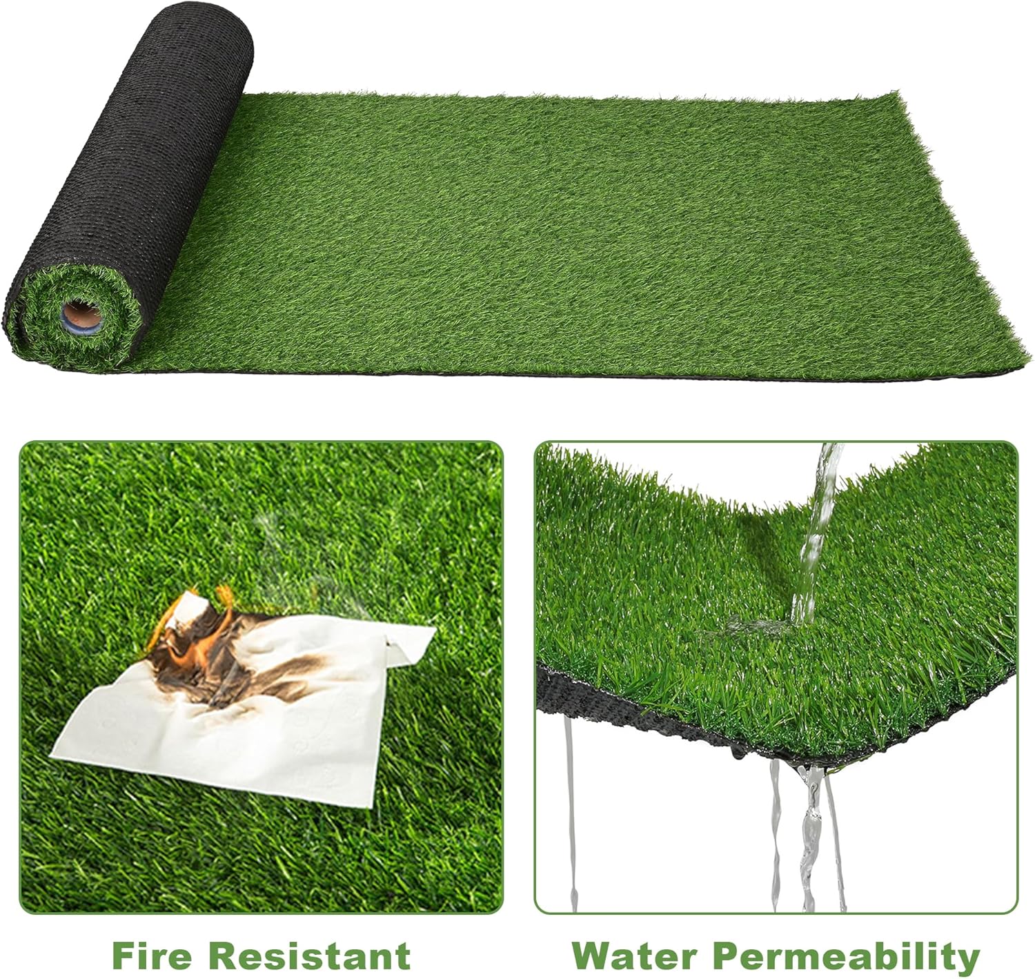 Artificial Grass Rug 1x10M 30mm Astro Turf Lawn Mat Nisorpa
