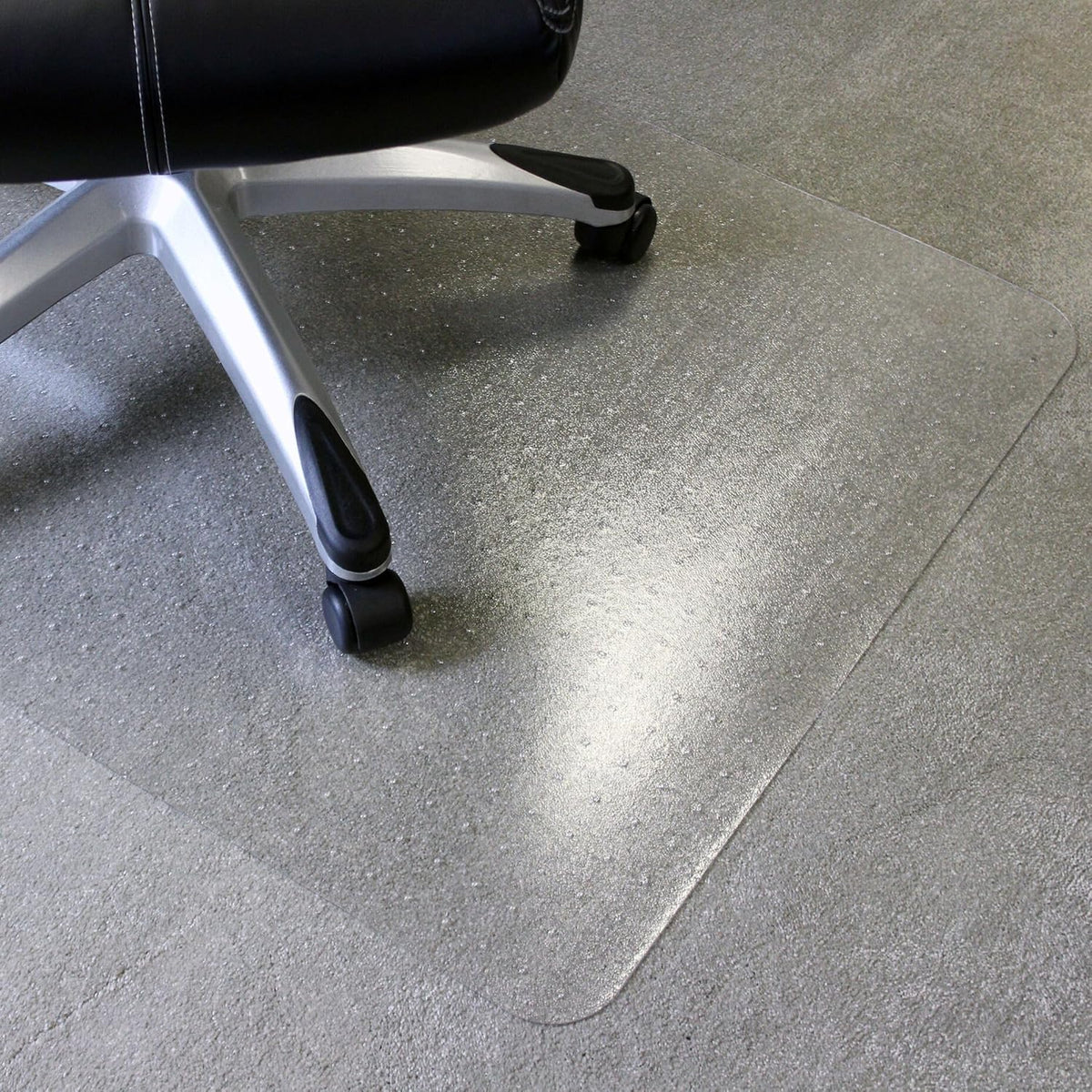 Office Chair Mat 75x120cm Polycarbonate Medium Pile Carpet Protector Marvelux