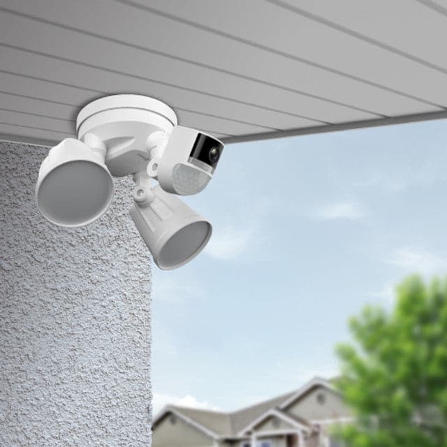 4K Floodlight Security Camera 2600LM Night Vision Two Way Audio Swann Outdoor