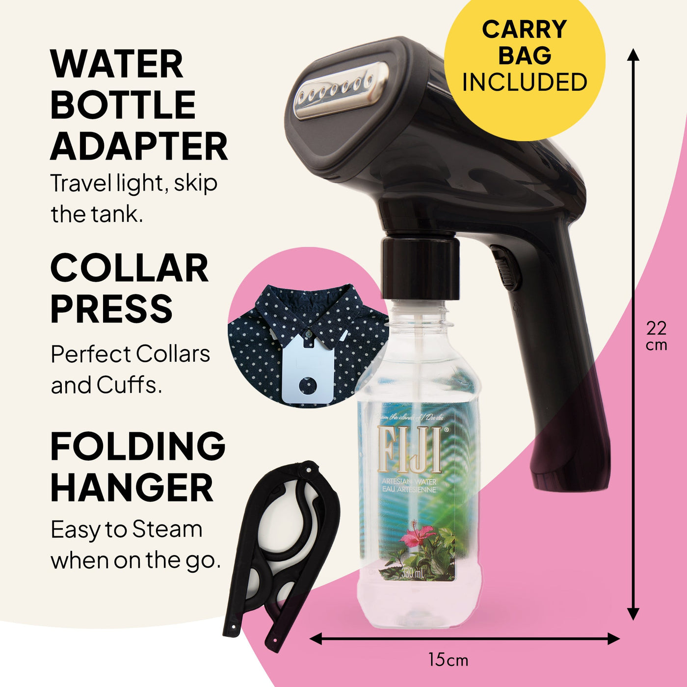Handheld Clothes Steamer Fast Heat Portable Garment Care F10 Fridja